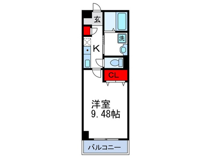 Ｍ緑地の物件間取画像