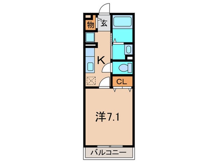 カンタ－ビレの物件間取画像