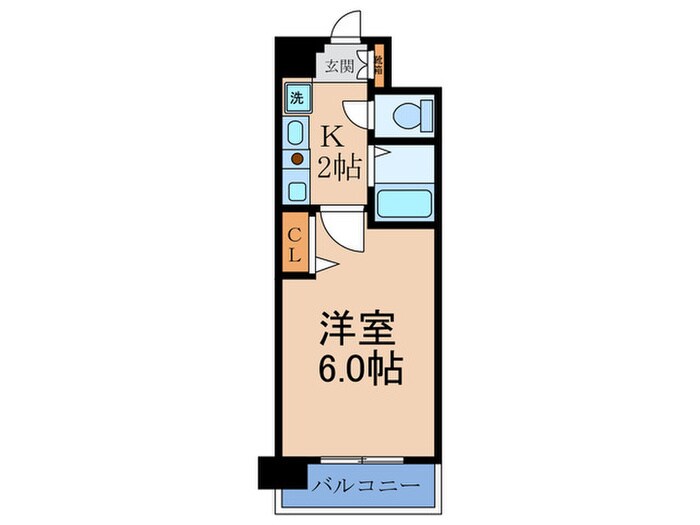 ｴｽﾘｰﾄﾞ東梅田(712)の物件間取画像