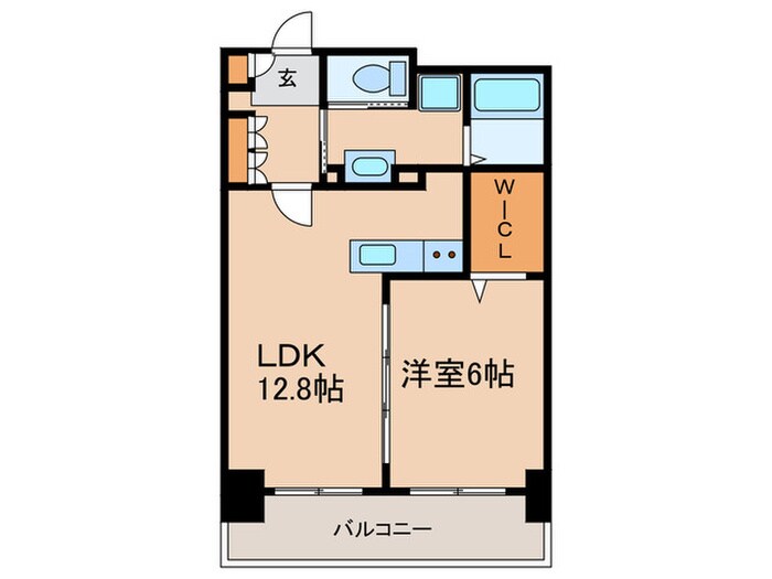 ｴﾙｸﾞﾚｰｽ神戸三宮ﾀﾜｰｽﾃｰｼﾞ(1205)の物件間取画像