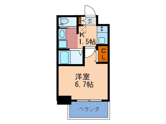 ＳＫ南森町の物件間取画像