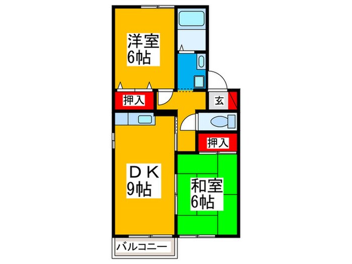 サンハイムC棟の物件間取画像