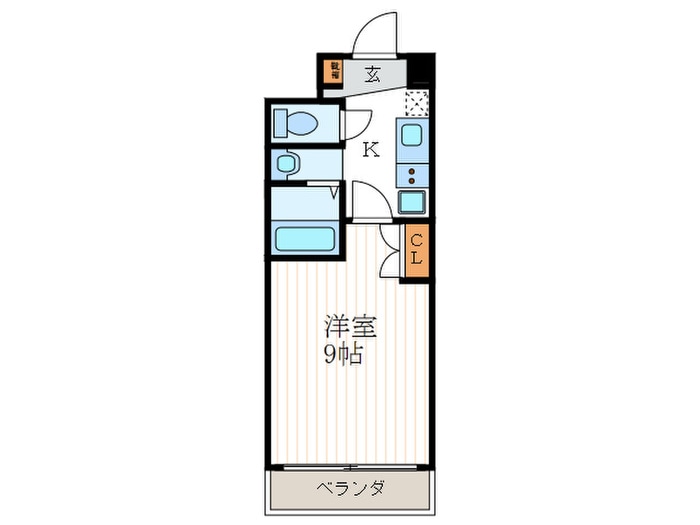 フローライト西院の物件間取画像