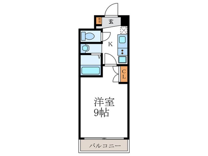 フローライト西院の物件間取画像