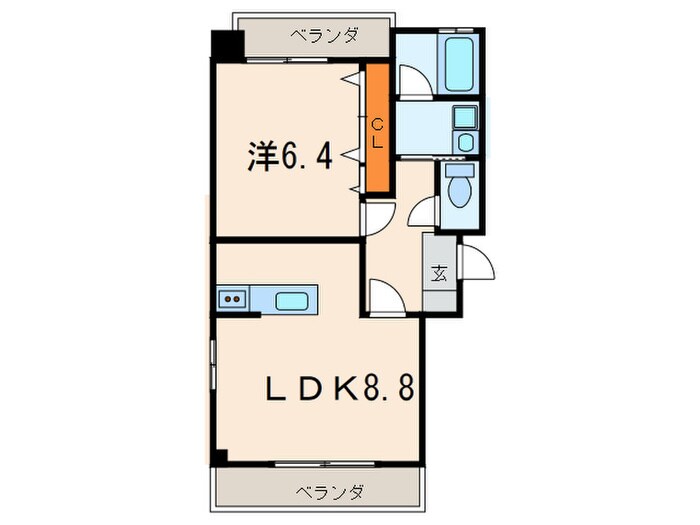 CASA DE オカダの物件間取画像