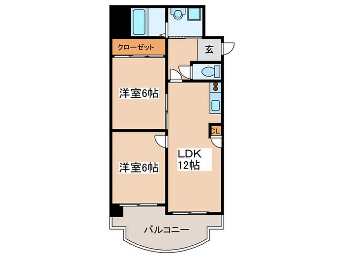 セレコート平野の物件間取画像