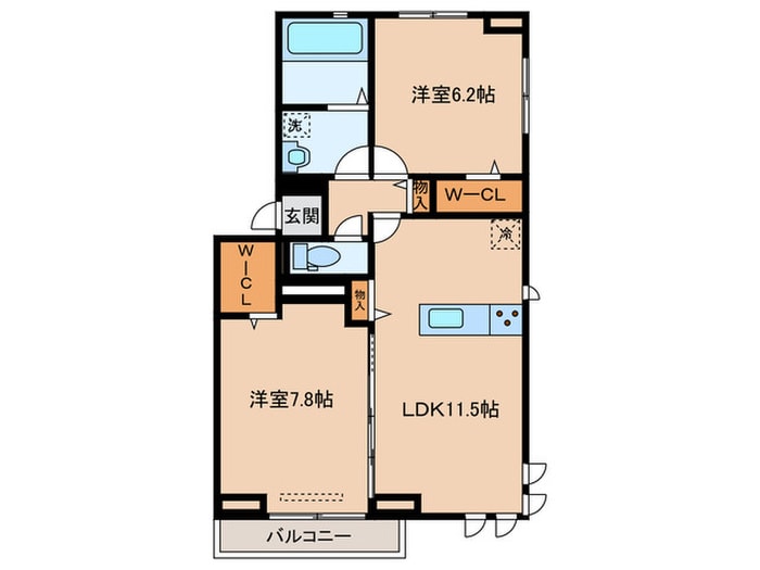 仮)栗東市大橋5丁目D‐roomの物件間取画像