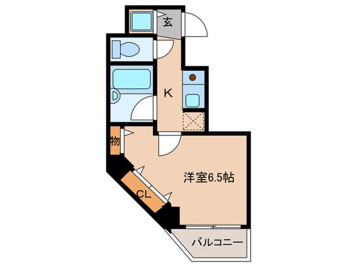パライッソはやしの物件間取画像