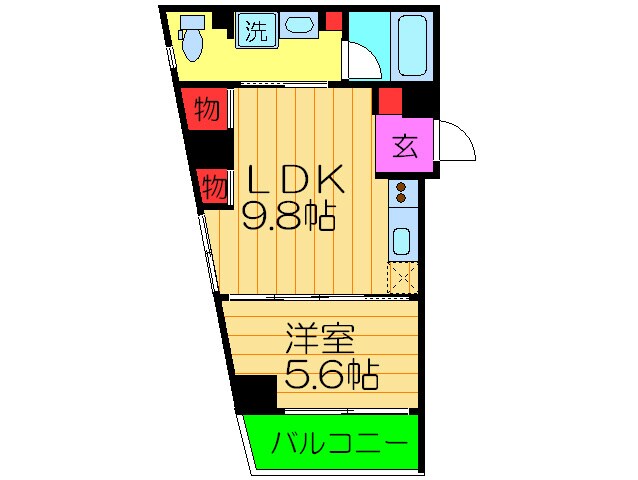 ピコットⅦの物件間取画像