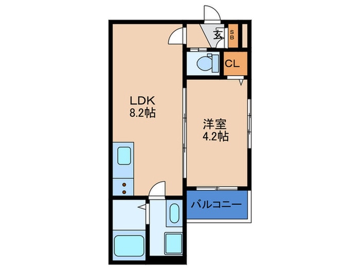 仮)GRANDIR千船駅前Ⅰの物件間取画像