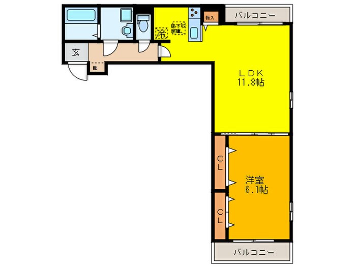 Ｙ・Ｙ・Ｙ－２２の物件間取画像