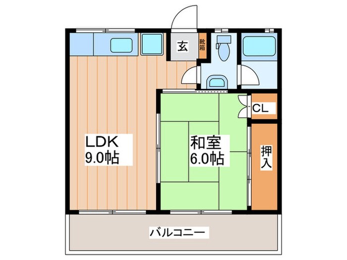 香南レジレンスの物件間取画像
