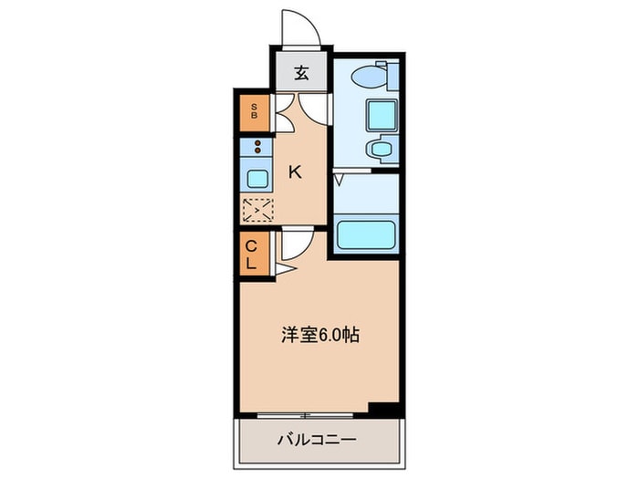 仮）ｸﾞﾗﾝﾄﾞﾛｱｰﾙ上新庄(210)の物件間取画像