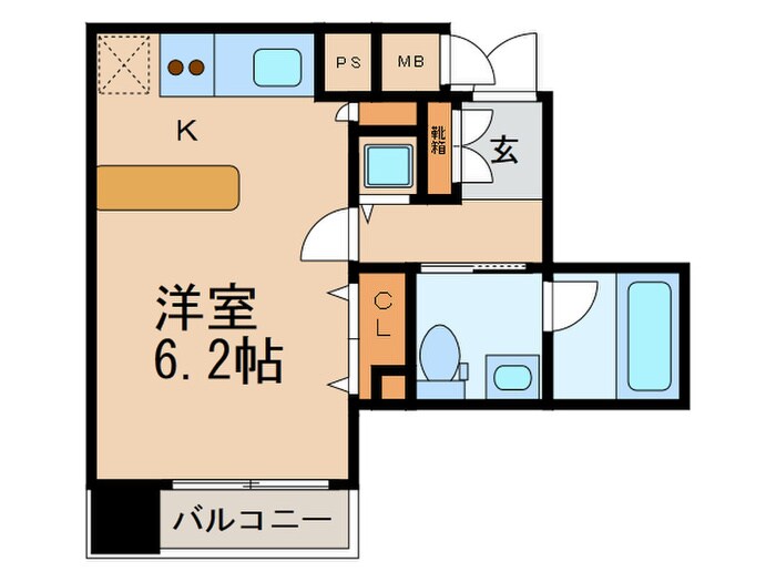 アーバンフラッツ四条西洞院の物件間取画像
