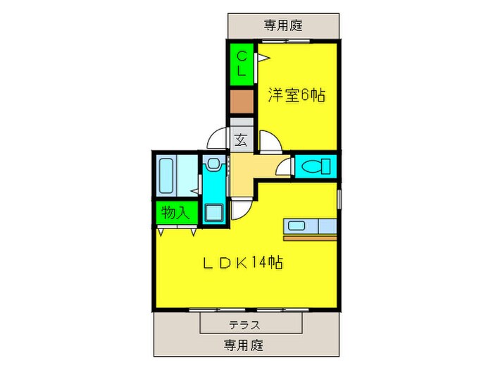 リバティ－コ－トの物件間取画像