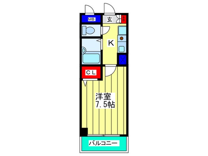 ビオス京橋の物件間取画像