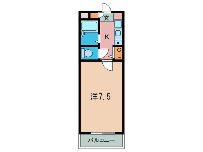 ロイヤルハイツまついの物件間取画像