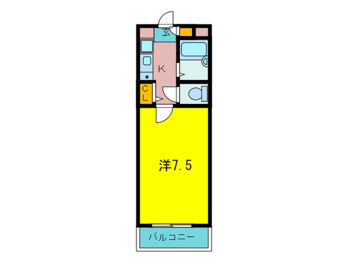 ロイヤルハイツまついの物件間取画像