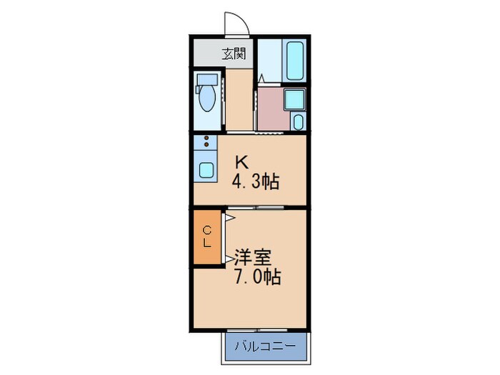 ソレイユ酒庄の物件間取画像