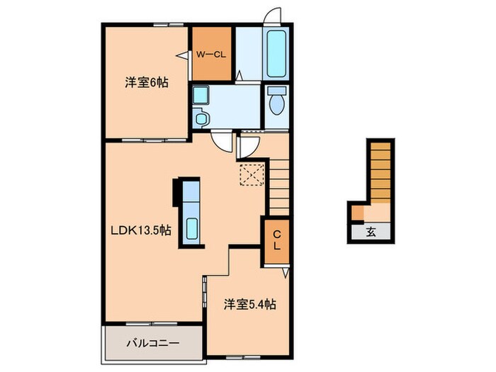 メゾン エインシェントⅡの物件間取画像