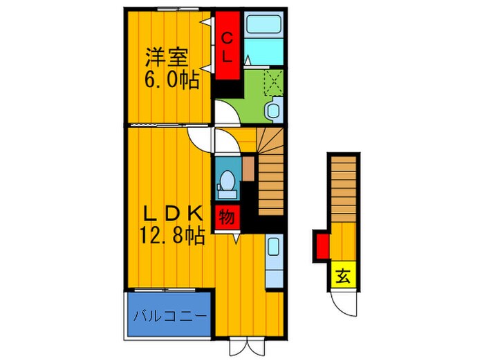 アルカディア藤阪の物件間取画像