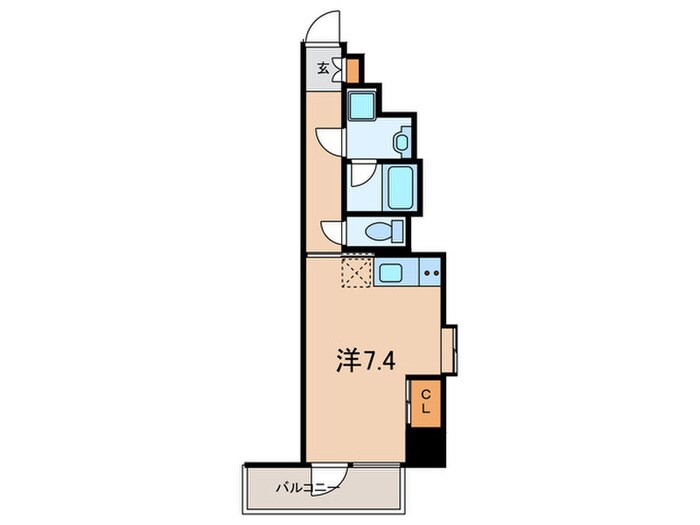 コンフォート王子の物件間取画像