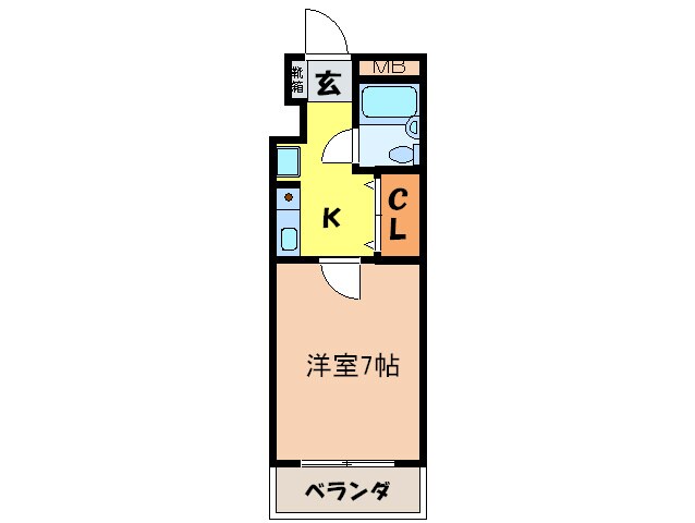 第６センリハイツの物件間取画像