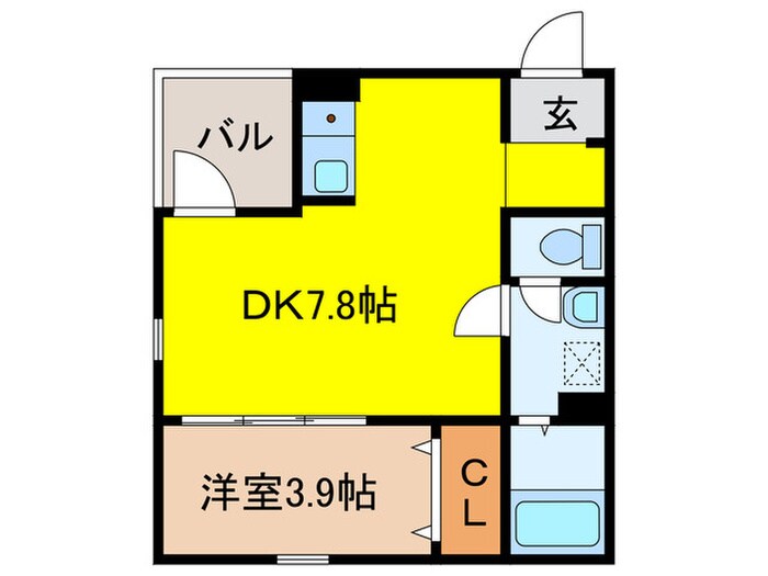 Ｆ＋ｓｔｙｌｅ西取石３号館の物件間取画像