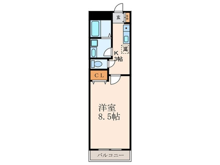 セントラルハイツ・イチキの物件間取画像