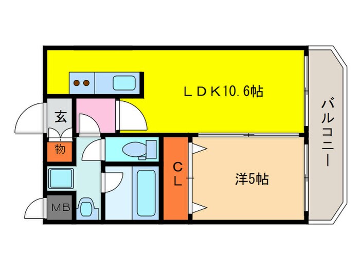 ア－バネックス豊中桜塚の物件間取画像