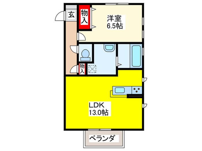 ヴィラロイヤルシティーⅡの物件間取画像