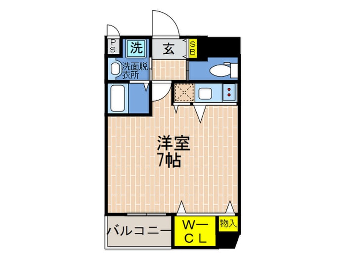 TOYOTOMi Residence Inn湊川公園の物件間取画像