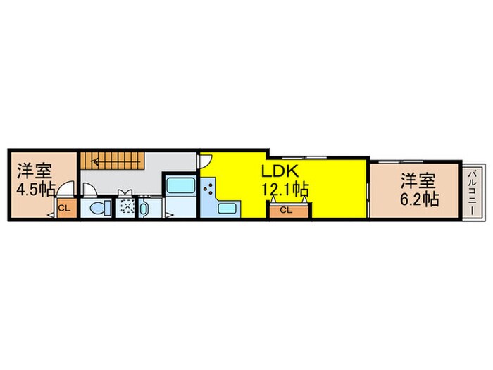 Casa Fam　豊中の物件間取画像