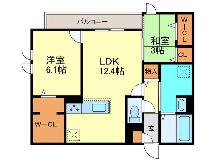 FlourichⅡの物件間取画像