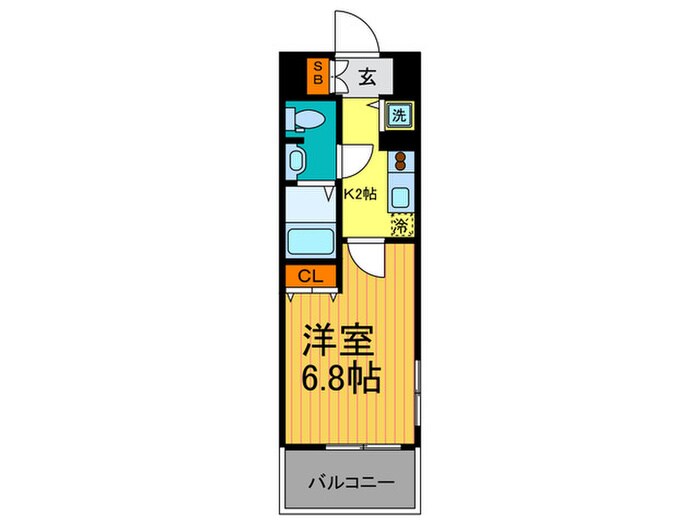 アクアプレイス京都聖護院(404)の物件間取画像