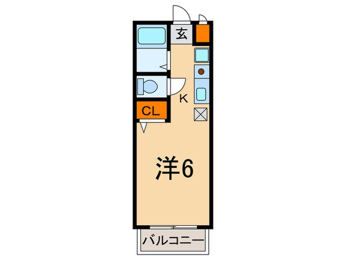 プリシェ－ル中津の物件間取画像