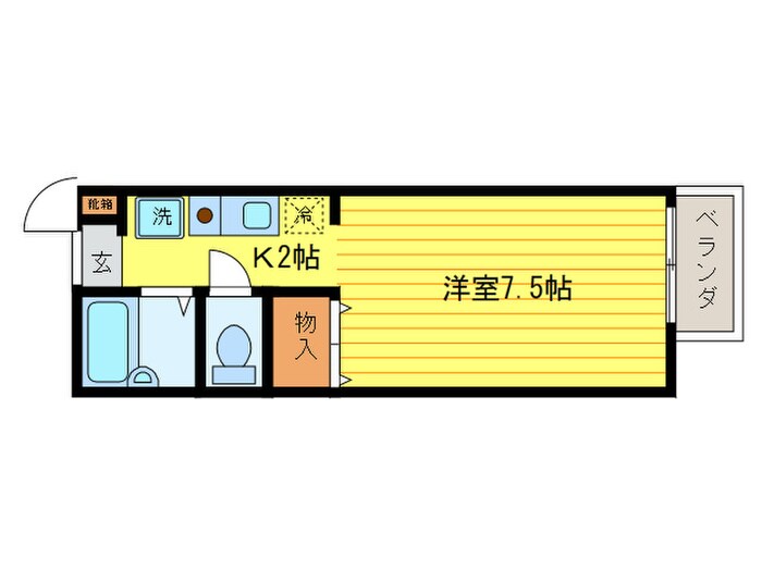 サンクレ－ルの物件間取画像