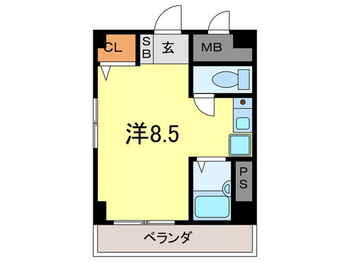 ｱﾑｰﾙｺｰﾄの物件間取画像