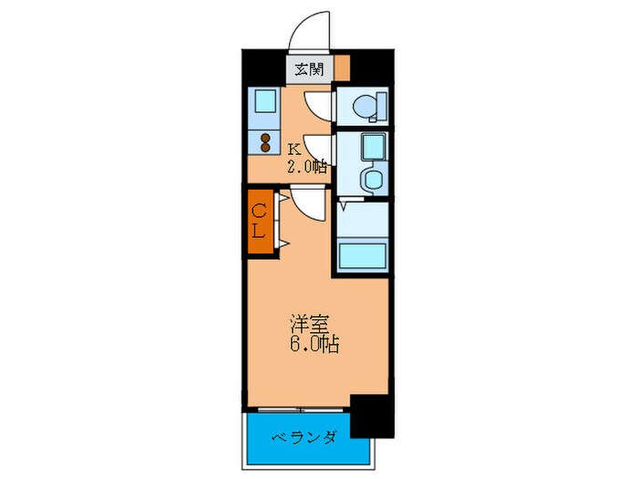 サムティ梅田インタ－コア(205)の物件間取画像