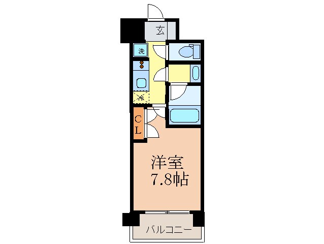 パークフラッツ江坂の物件間取画像