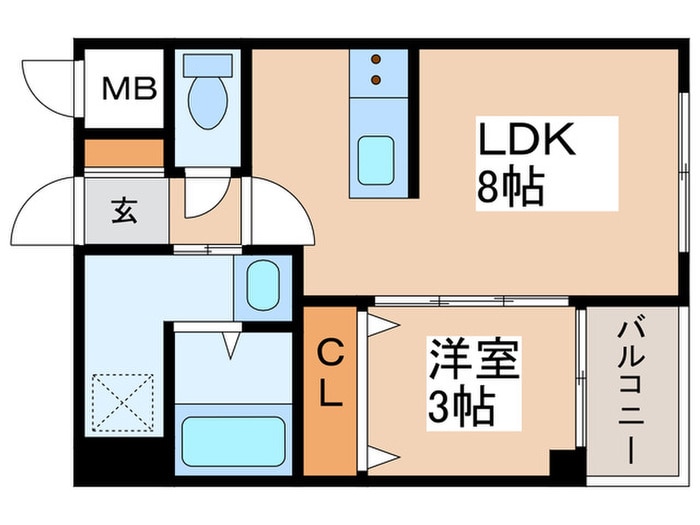 仮）西成区梅南３丁目共同住宅の物件間取画像