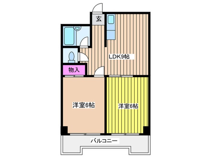 西ナンバグランドビルの物件間取画像
