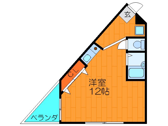 フリーディオ門真Ⅰの物件間取画像