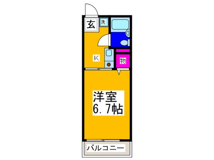 コンフォート恵の物件間取画像