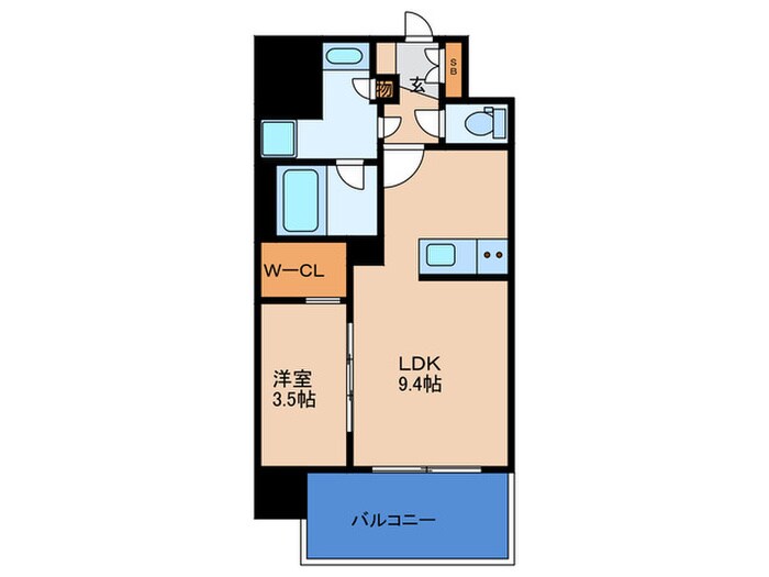 仮)シーズンフラッツ福島の物件間取画像