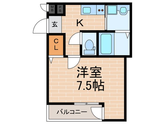 フジパレス西宮鳴尾Ⅴ番館の物件間取画像