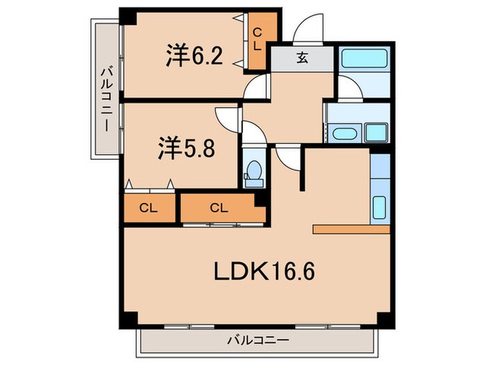 アートスクエアの物件間取画像