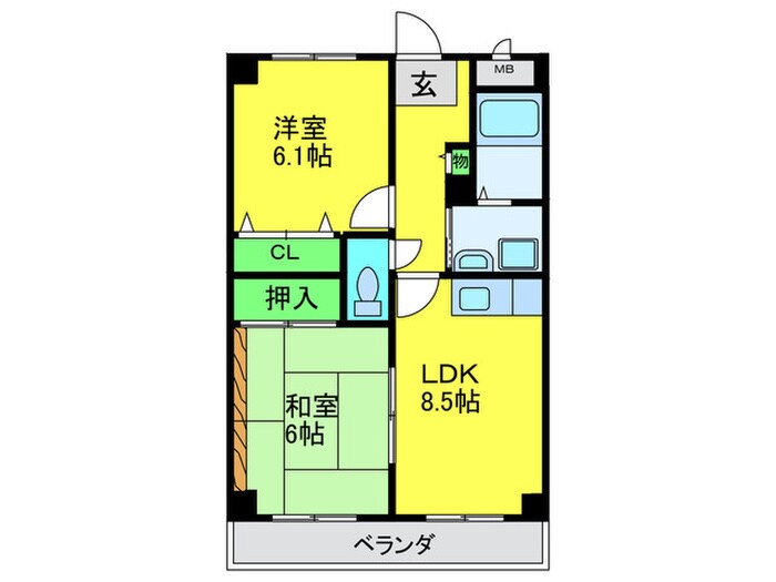 物件間取画像