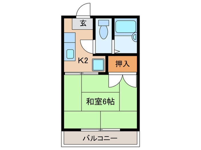 エスト香里の物件間取画像