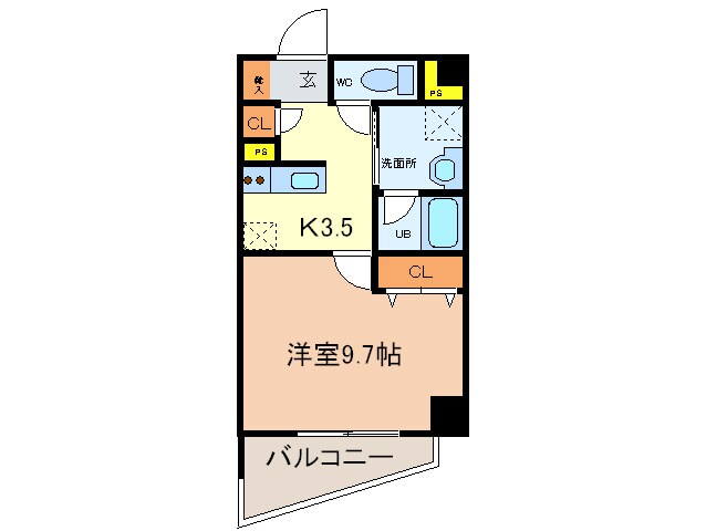 ＹＫハイツ西明石Ⅱの物件間取画像